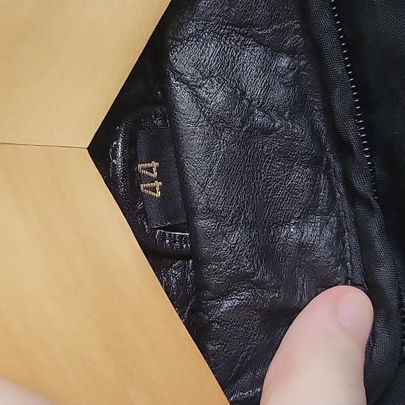 Vintage Thick Utility Riding Leather Biker Jacket - Picture 5 of 13